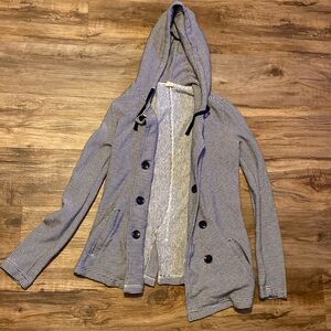 Roxy Black and Grey Striped Jacket